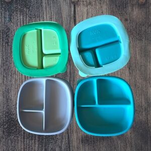 Silicone divided plates